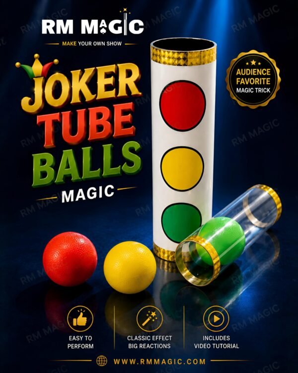 Joker Tube Balls Magic Tricks