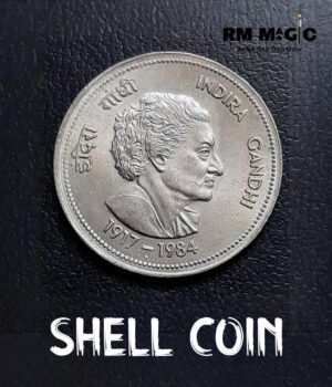 5 Rupees Indira Gandhi Shell Coin