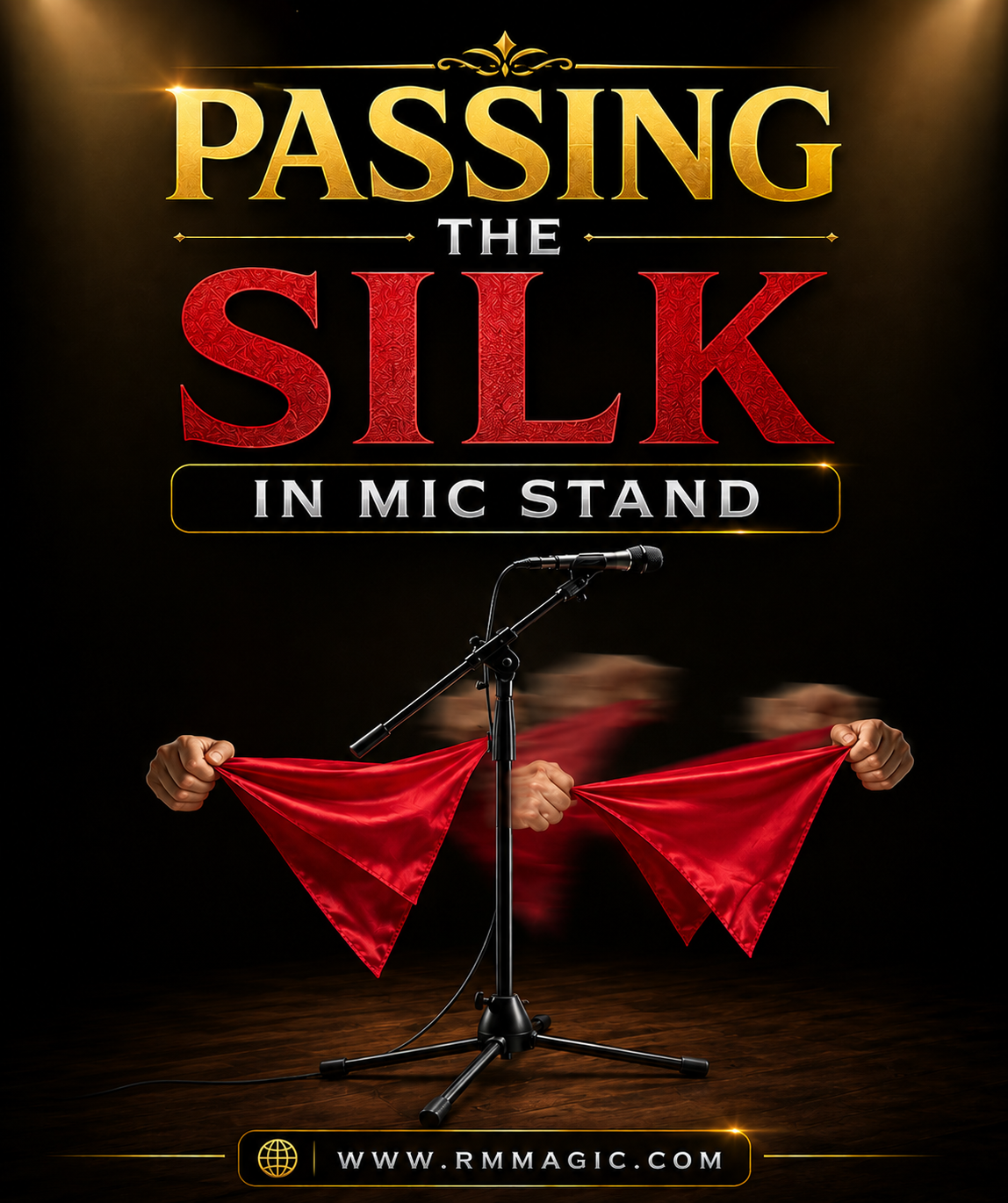 Passing The Silk In Mic Stand