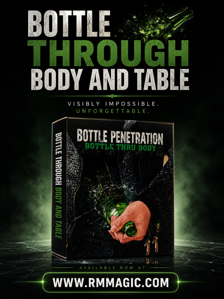 Bottle Through Body And Table